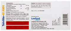 Telvilite 40 Amh Tablet 10 Telvilite 40 Amh Tablet 10